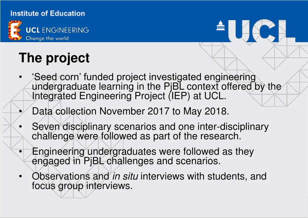 the project
