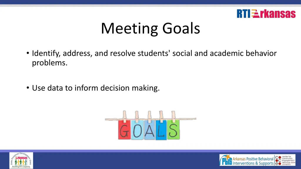 meeting goals