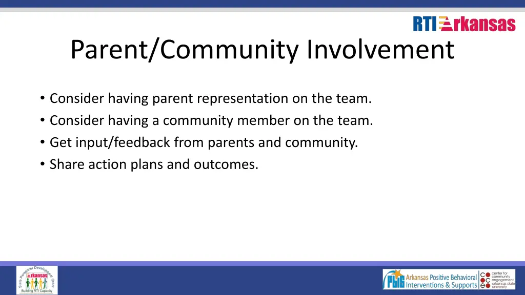 parent community involvement