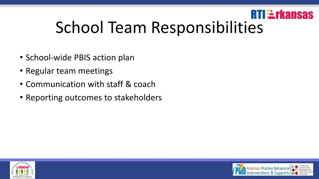 school team responsibilities