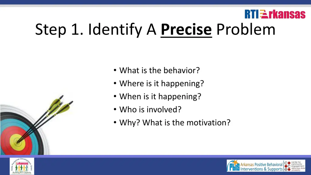 step 1 identify a precise problem