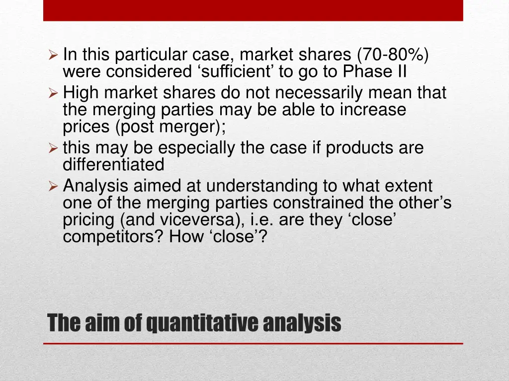 in this particular case market shares 70 80 were