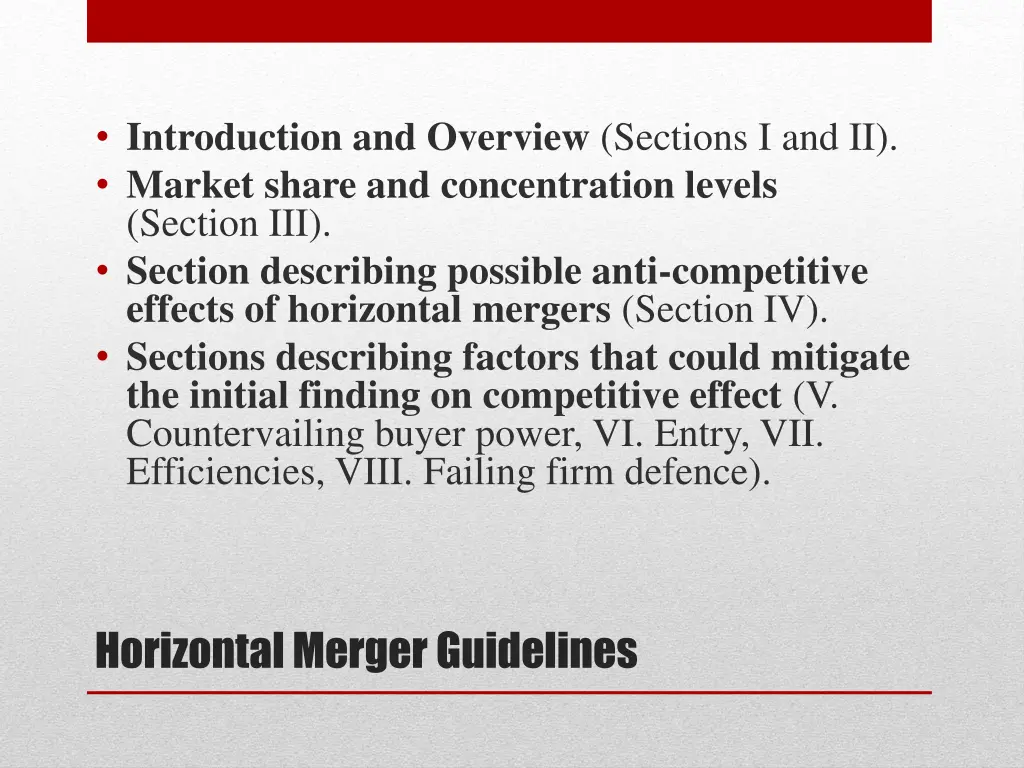 introduction and overview sections