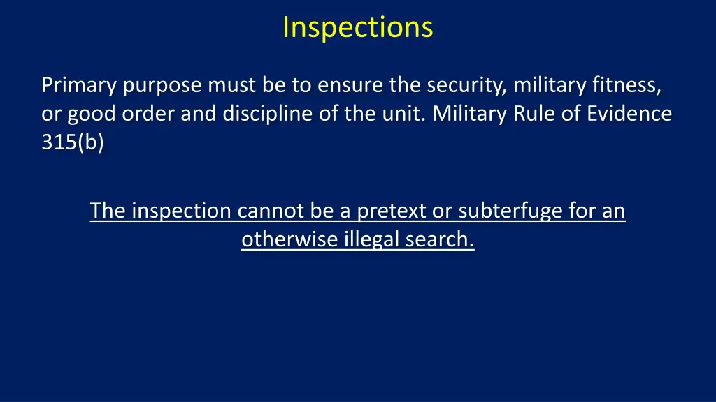 inspections 1