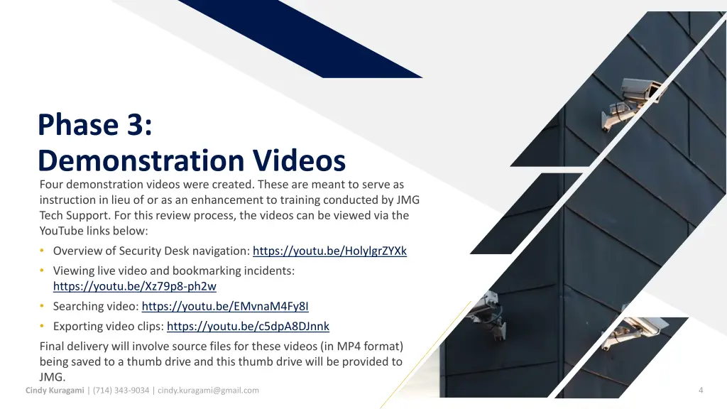 phase 3 demonstration videos four demonstration