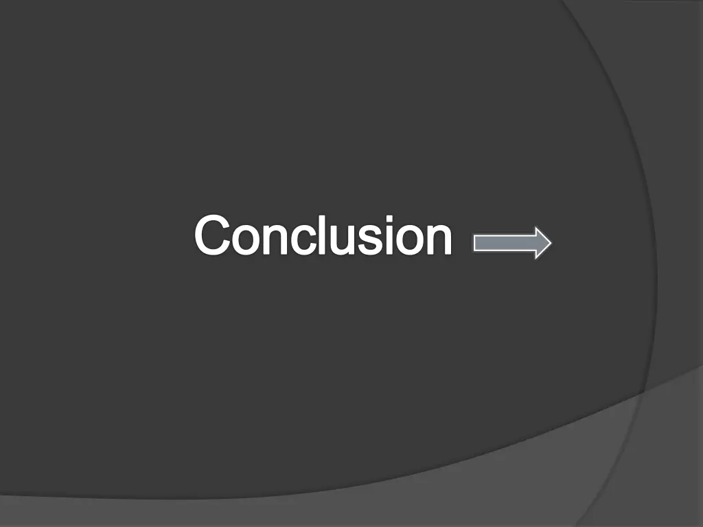 conclusion