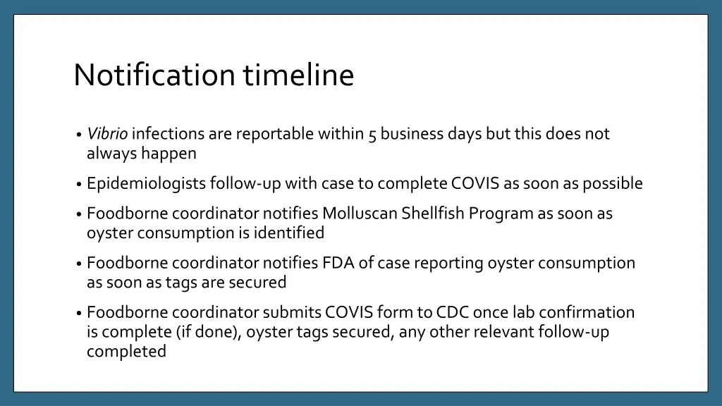 notification timeline
