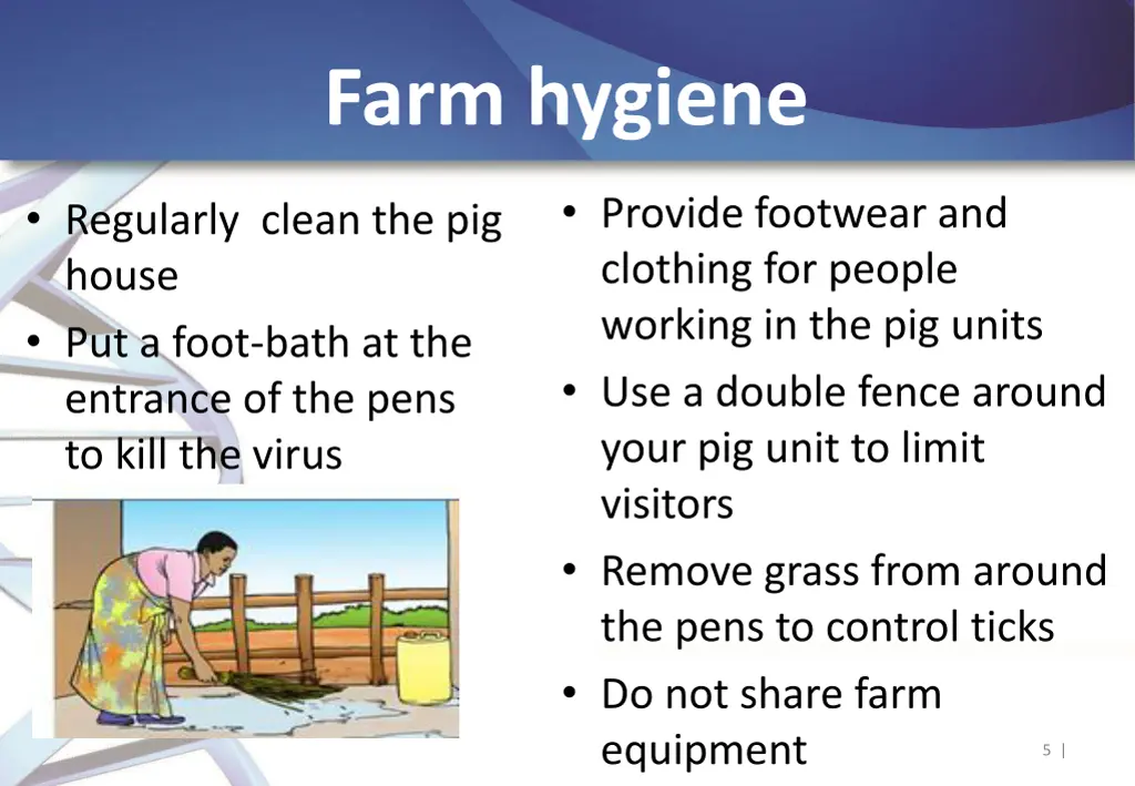 farm hygiene