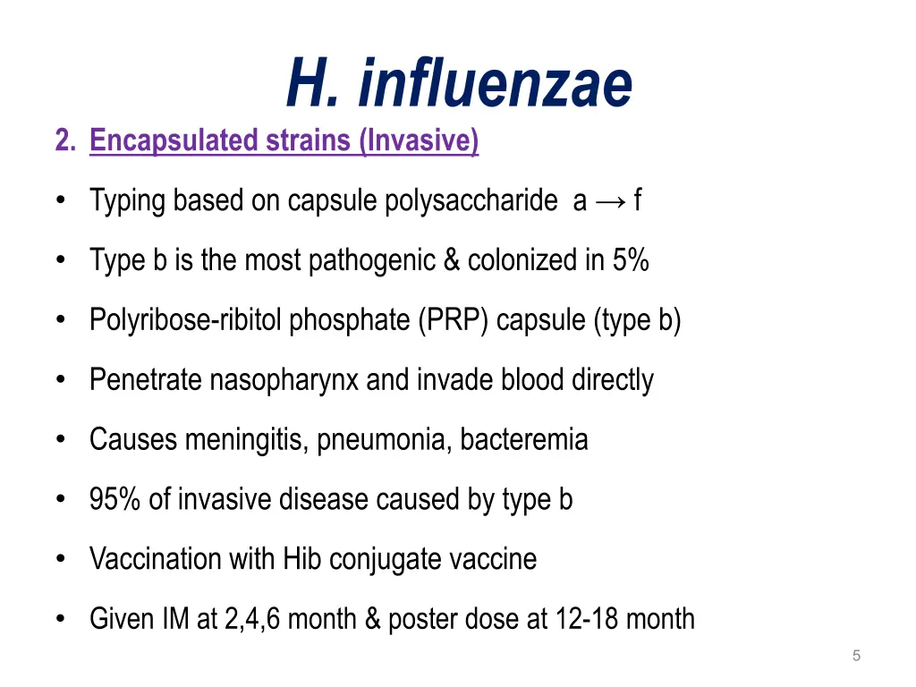 h influenzae 1