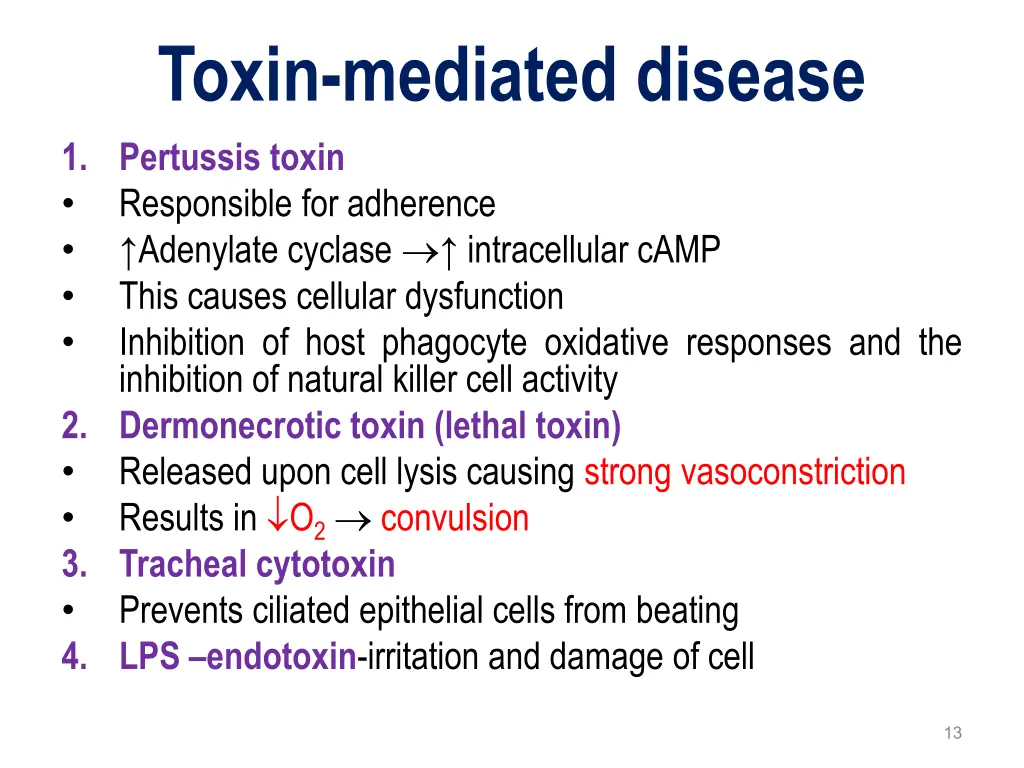toxin mediated disease 1 pertussis toxin