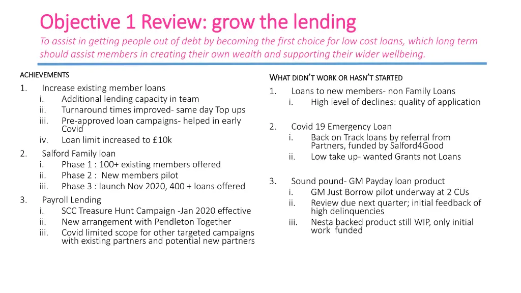 objective 1 review grow the objective 1 review