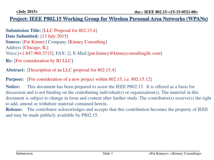 july 2015 project ieee p802 15 working group