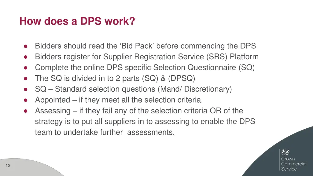 how does a dps work