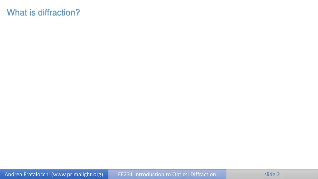 what is diffraction