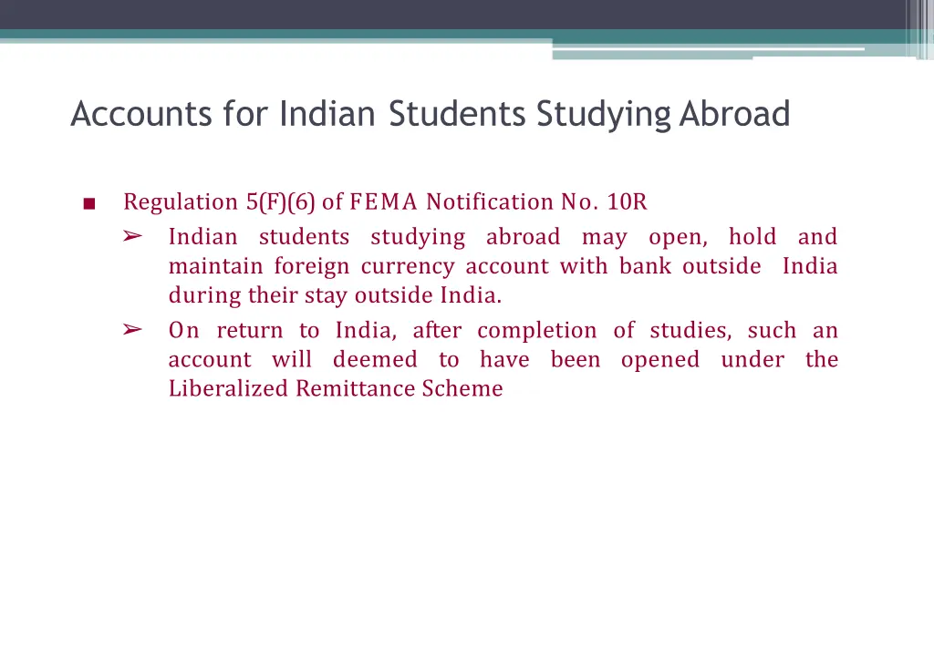 accounts for indian students studying abroad