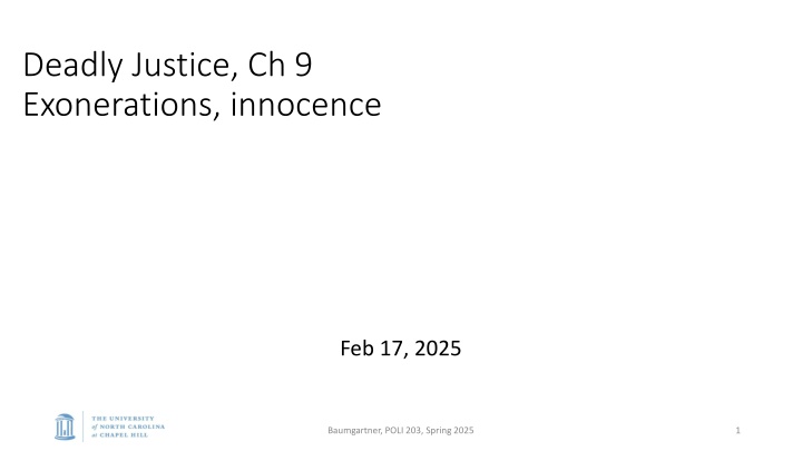 deadly justice ch 9 exonerations innocence