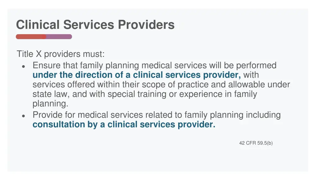 clinical services providers 2