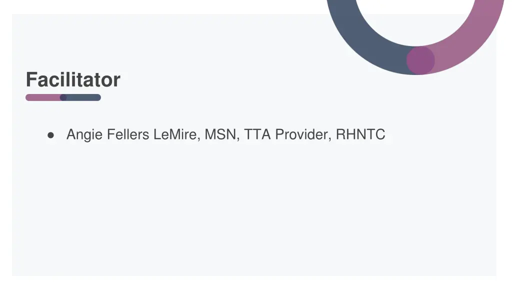facilitator