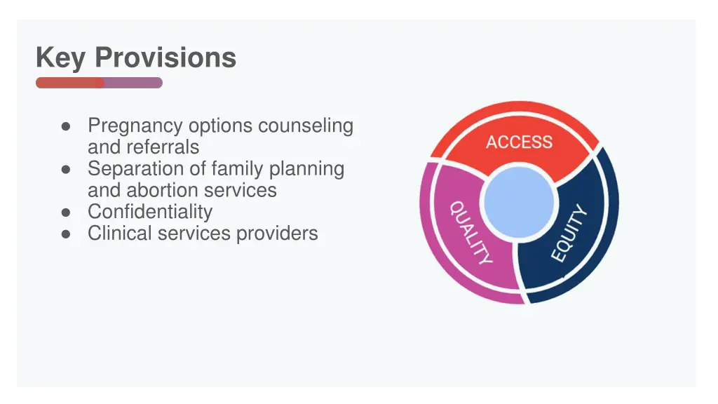 key provisions