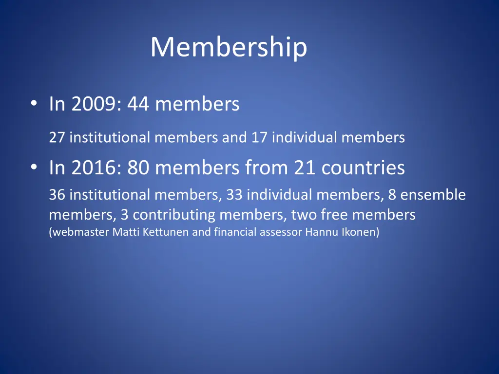 membership