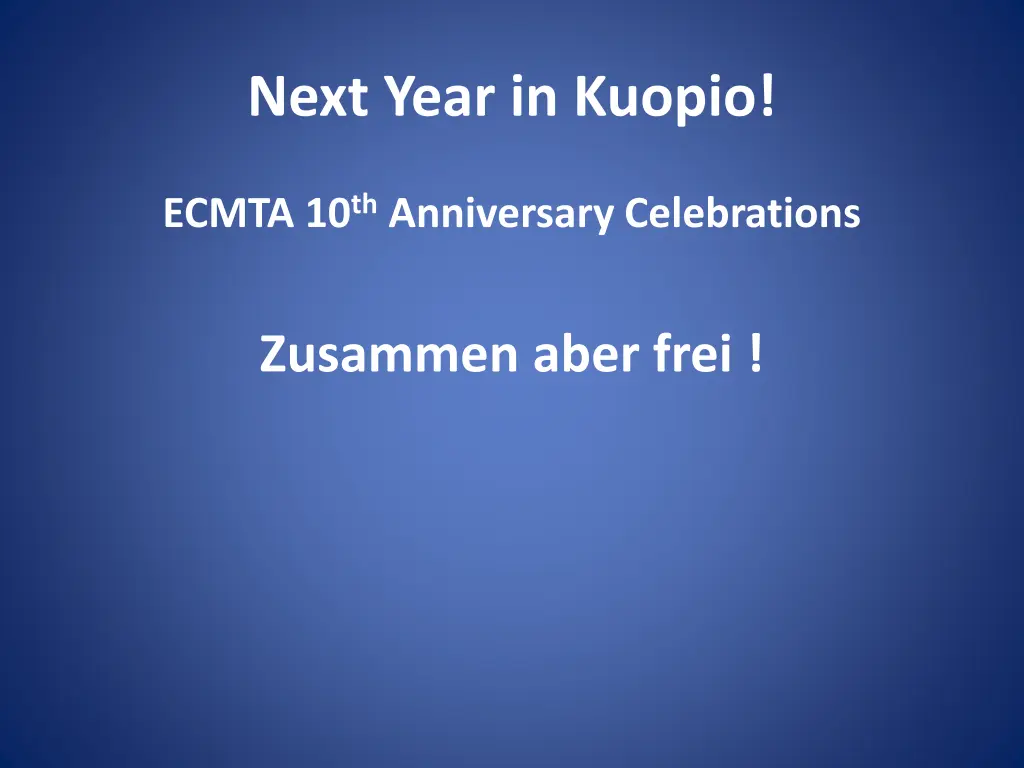 next year in kuopio