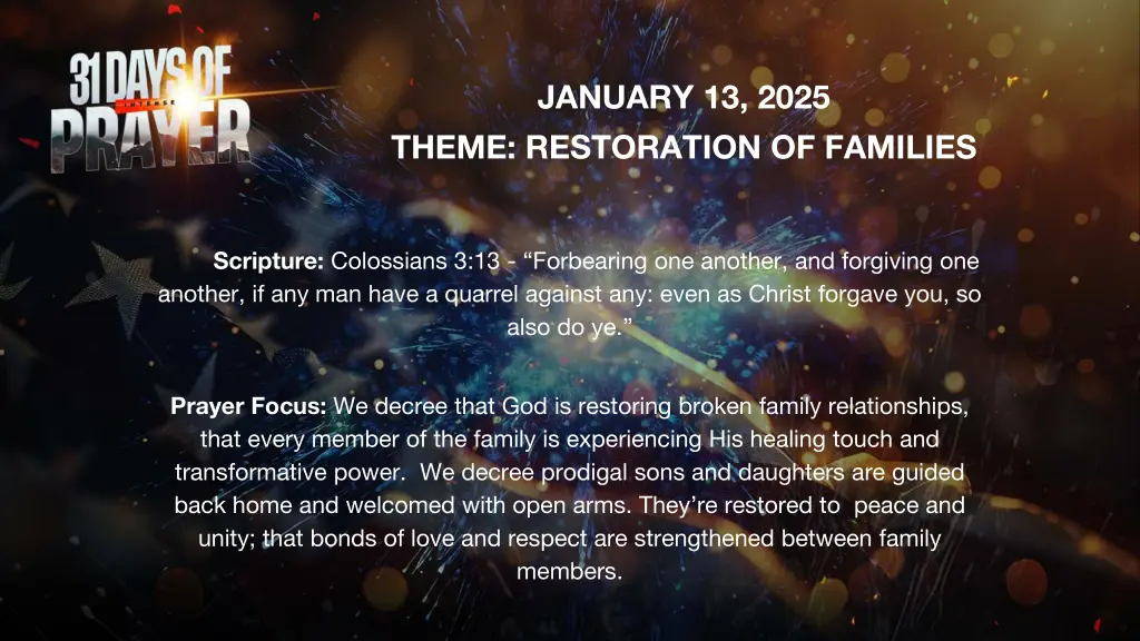 january 13 2025
