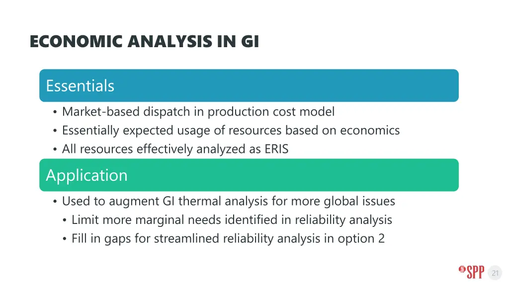 economic analysis in gi