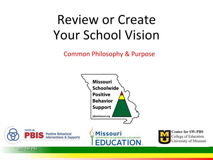 review or create your school vision