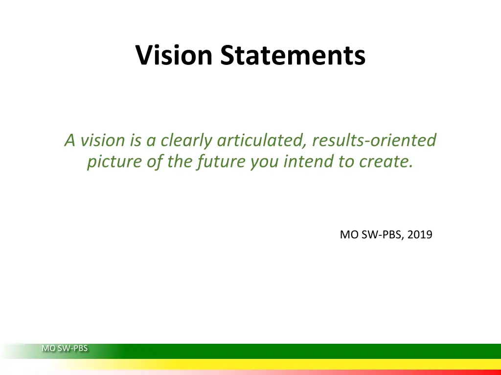 vision statements