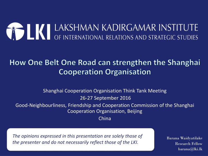 how one belt one road can strengthen the shanghai