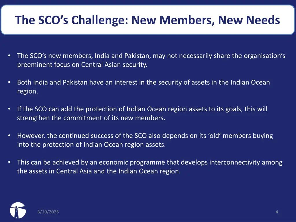 the sco s challenge new members new needs