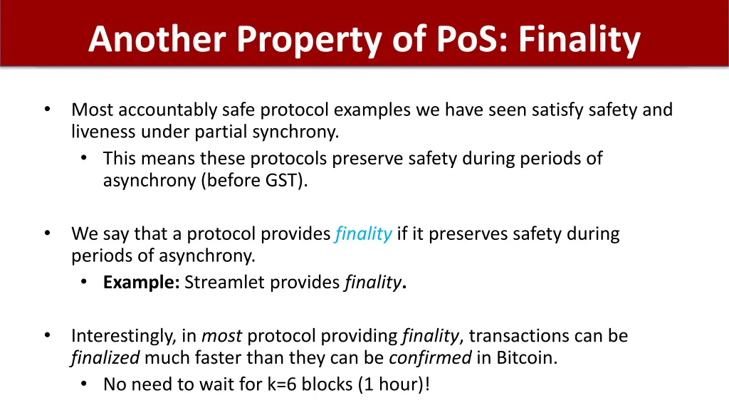 another property of pos finality