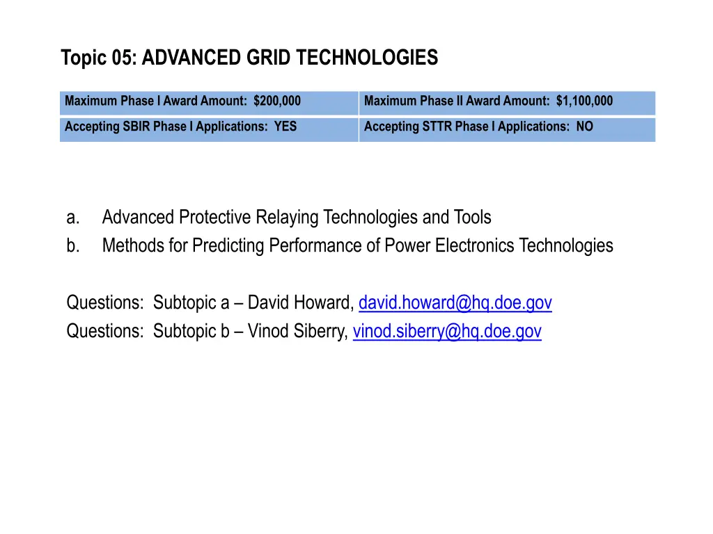 topic 05 advanced grid technologies