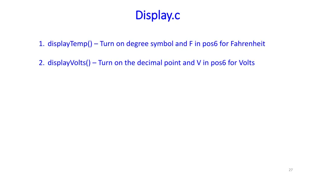 display c display c