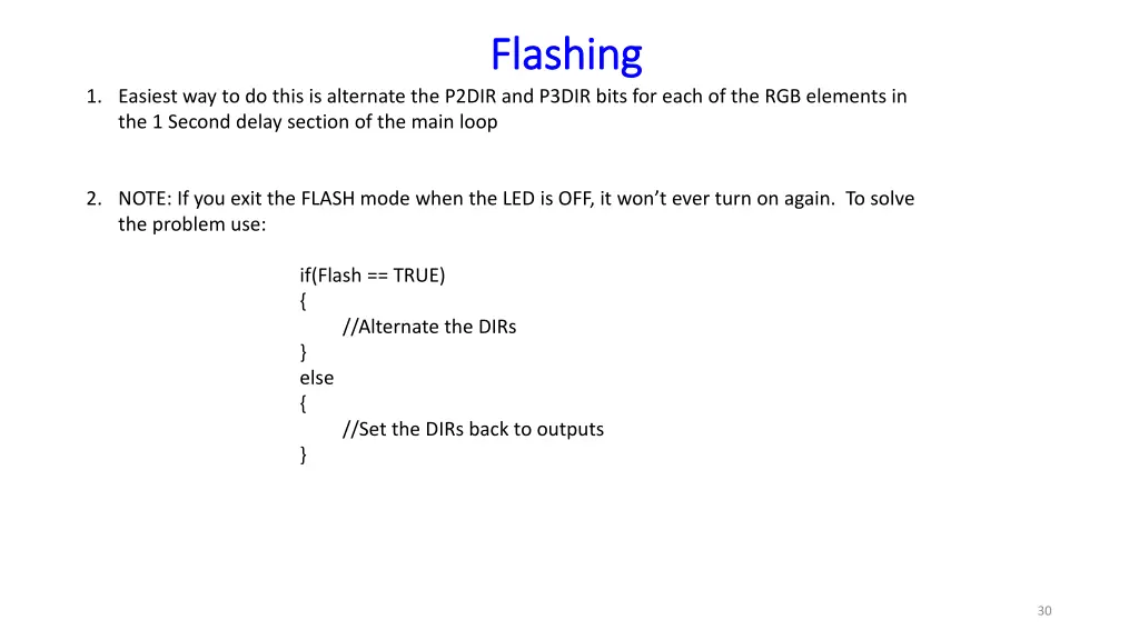 flashing flashing