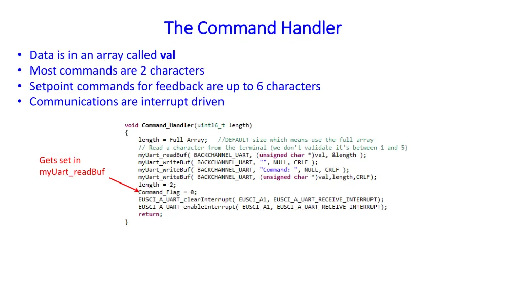 the command handler the command handler