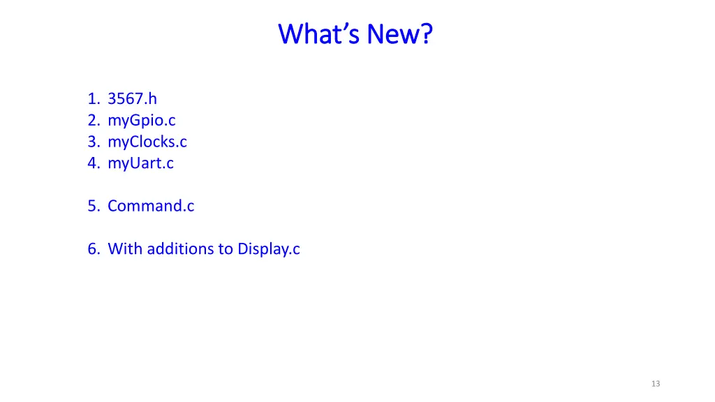 what s new what s new