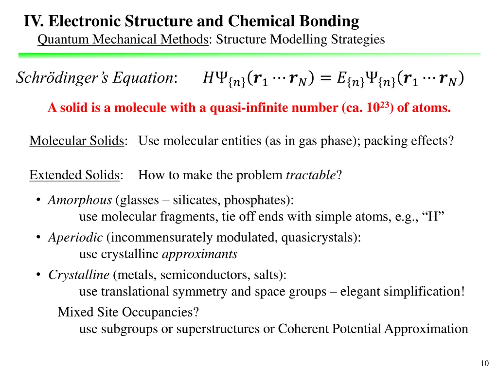iv electronic structure and chemical bonding 1