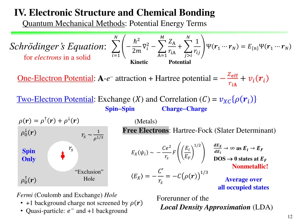 iv electronic structure and chemical bonding 3
