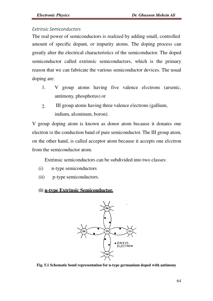 electronic physics