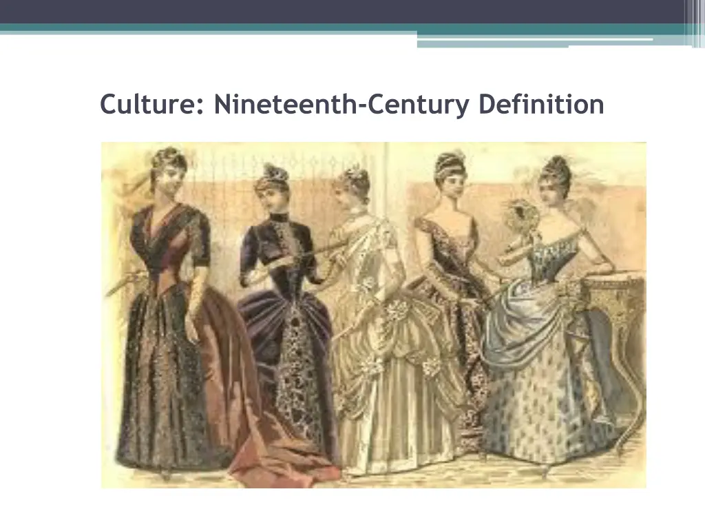 culture nineteenth century definition