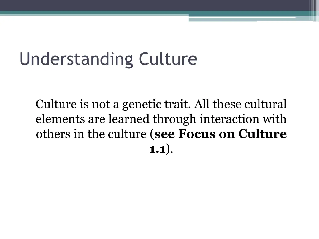 understanding culture 3
