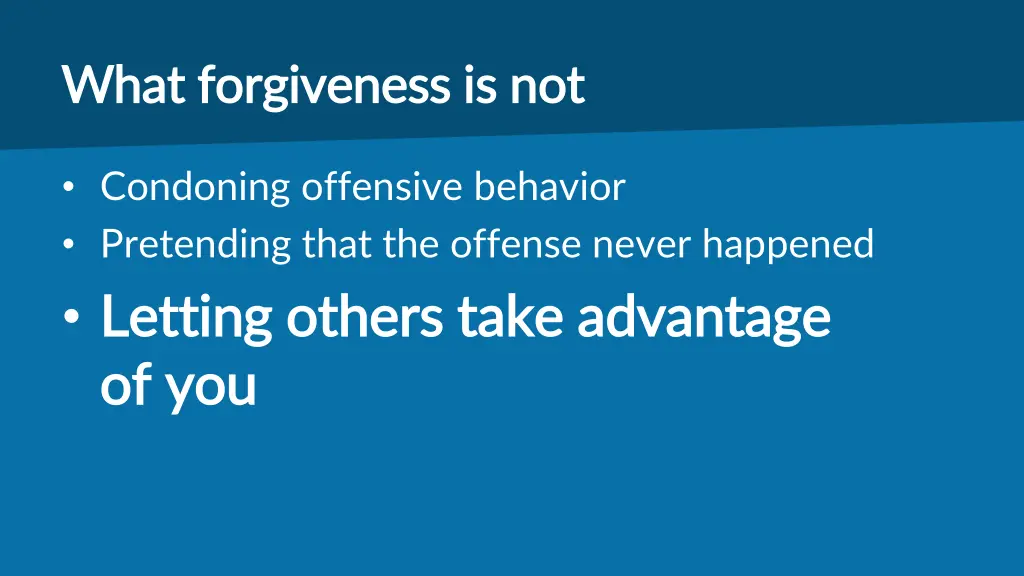what forgiveness is not what forgiveness is not 2
