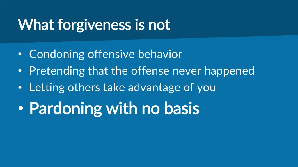 what forgiveness is not what forgiveness is not 3