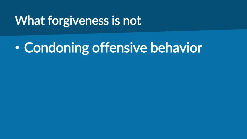 what forgiveness is not what forgiveness is not