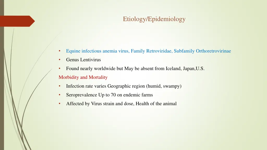 etiology epidemiology