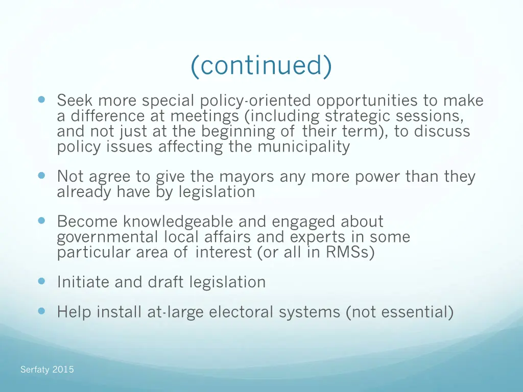 continued 7