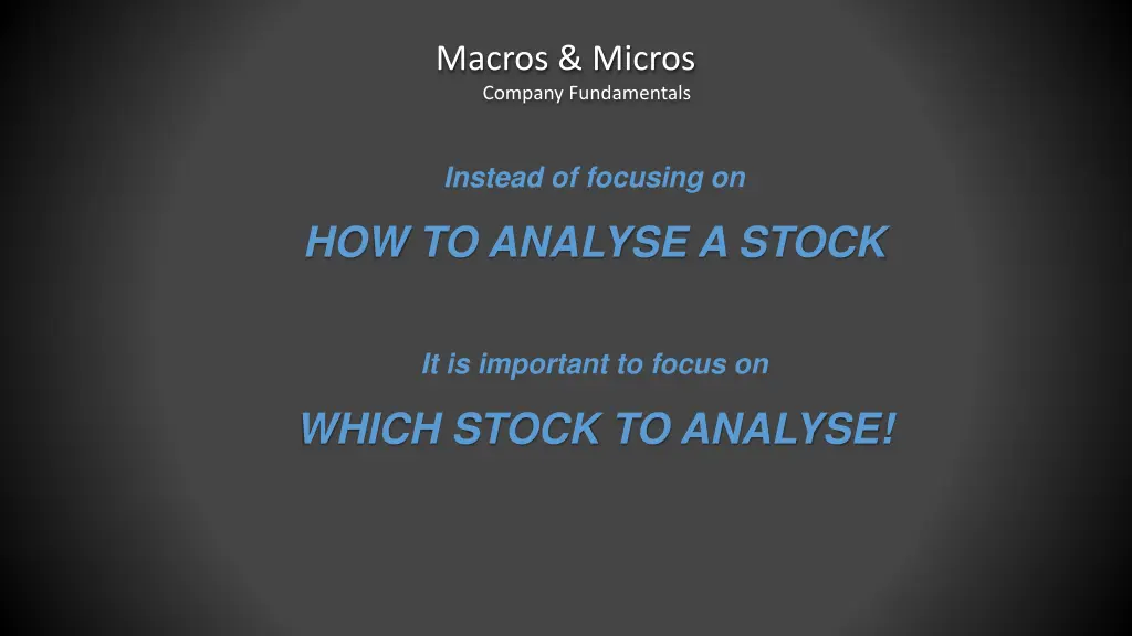 macros micros company fundamentals 3