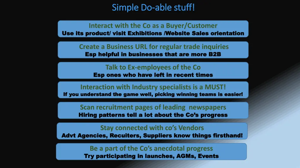 simple do simple do able stuff