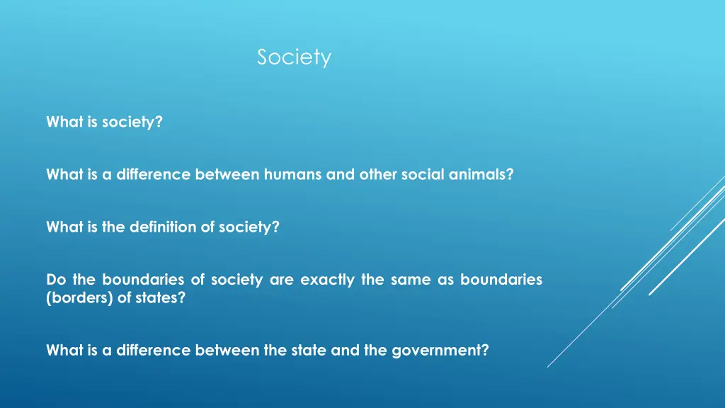 society